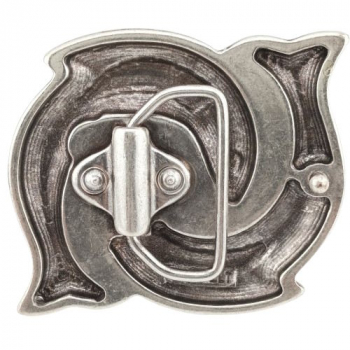 Preview: Design Belt Buckle Playing Fish from Umjubelt - back