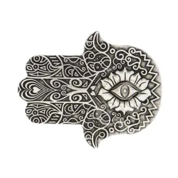 Design Gürtelschnalle Hand der Fatima in silber von Umjubelt