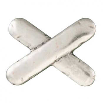Design Gürtelschnalle Kreuz Silber von Umjubelt