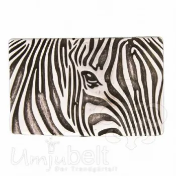 Design Gürtelschnalle Zebrastyle von Umjubelt