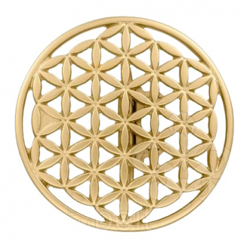 Design Belt Buckle Flower of Life gold by Umjubelt