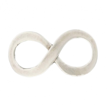Design Gürtelschnalle Infinity Silber von Umjubelt