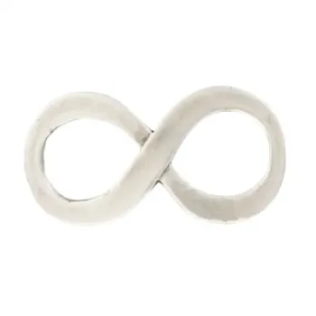 Design Gürtelschnalle Infinity Silber von Umjubelt