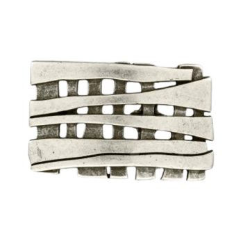 Design Gürtelschnalle Landy Silber von Umjubelt