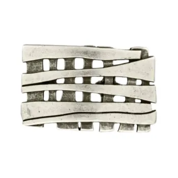 Design Gürtelschnalle Landy Silber von Umjubelt