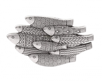 Design-Gürtelschnalle Fish Family | Umjubelt