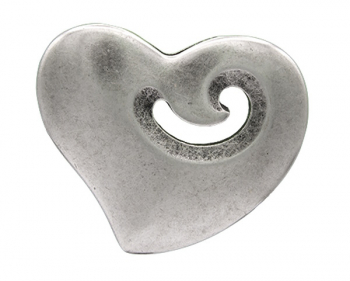 Design-Gürtelschnalle Wave Heart | Umjubelt
