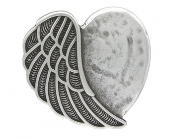 Design-Gürtelschnalle Flying Heart | Umjubelt