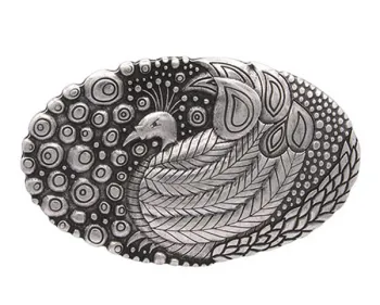 Design Belt Buckle Peacock | Umjubelt