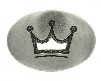 Design-Gürtelschnalle Krone | Umjubelt