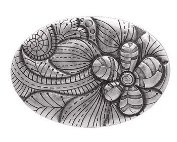 Design-Gürtelschnalle Prairie Flower | Umjubelt