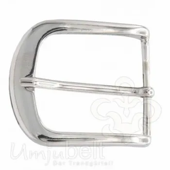 Design Gürtelschnalle Basic silber von Umjubelt