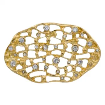 Design Gürtelschnalle Cristalchic in gold von Umjubelt