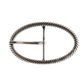 Design-Gürtelschnalle Cable Silber von Umjubelt