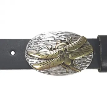Design Belt Buckle Dragonfly with belt