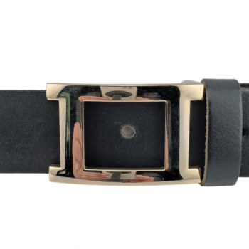 Preview: Design Belt Buckle Homy gold from Umjubelt - with belt