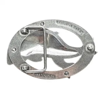 Design Belt Buckle Dolphin School from ByMora back