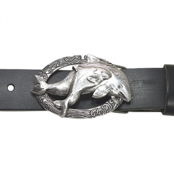Preview: Design Belt Buckle Dolphin School from ByMora with belt