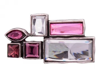 Design Gürtelschnalle Mosaik rosa von Umjubelt