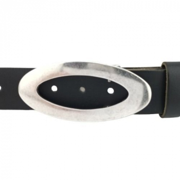 Preview: Design Gürtelschnalle Ovaler Ozean von Umjubelt - am Gürtel