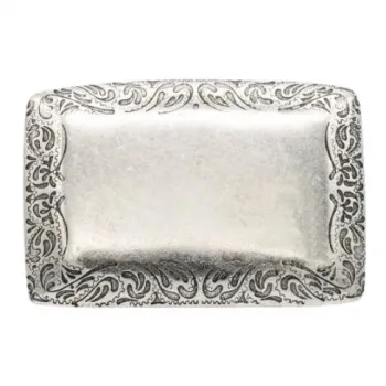 Design Belt Buckle Ornament silver by Umjubelt