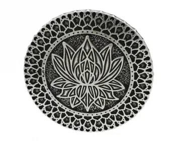 Design Gürtelschnalle Lotusblume von Umjubelt