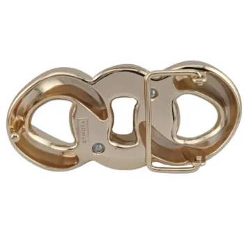 Design Belt Buckle Jailhouse gold from Umjubelt - back