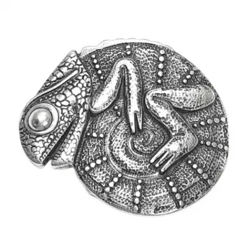 Design Belt Buckle Chameleon from Umjubelt