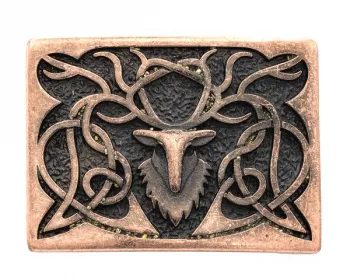 Design Belt Buckle Viking copper from Umjubelt