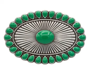 Design Belt Buckle Tinka green from Umjubelt