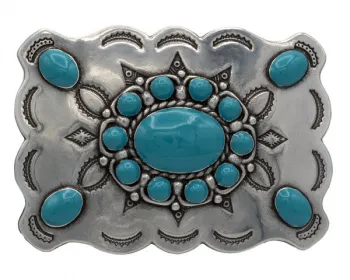 Design Belt Buckle Lima turqouise from Umjubelt