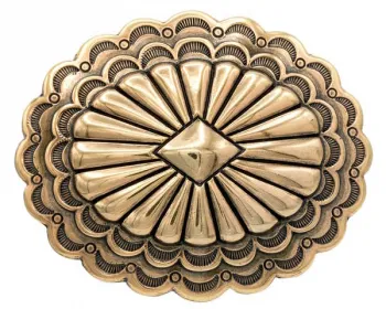 Design Belt Buckle Pueblo gold from Umjubelt