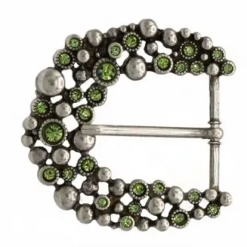 Design Belt Buckle Sea of Blossoms Green by Umjubelt