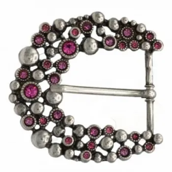 Design Belt Buckle Sea of Blossoms Pink by Umjubelt