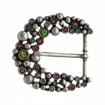 Design Belt Buckle Sea of Blossoms Multicolor by Umjubelt