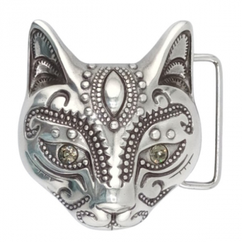 Design Belt Buckle Sparkling Cat from Umjubelt