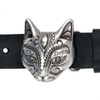Preview: Design Belt Buckle Sparkling Cat from Umjubelt - at belt