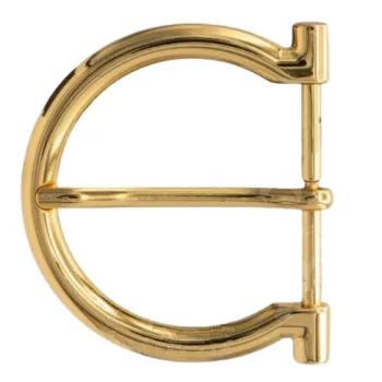 Design Belt Buckle Halfround gold from Umjubelt