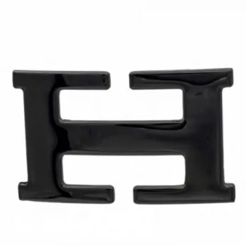 Design Belt Buckle Smile Black Shining by Umjubelt