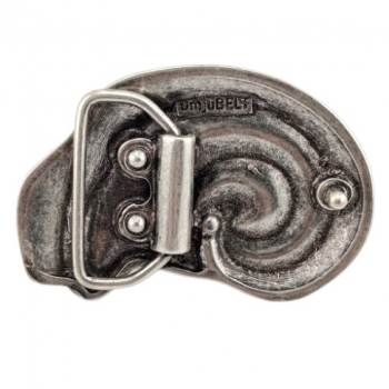 Preview: Design Belt Buckle Hawaii silver from Umjubelt back