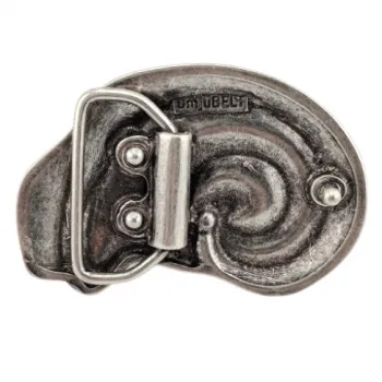 Design Belt Buckle Hawaii silver from Umjubelt back