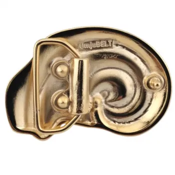 Design Belt Buckle Hawaii gold - back