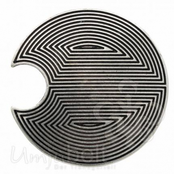 Design Gürtelschnalle Rayline silber von Umjubelt