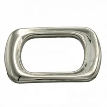 Design Belt Buckle Ovalstyle Silver by Umjubelt