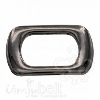 Design Gürtelschnalle Ovalstyle black von Umjubelt