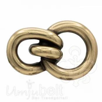 Design Gürtelschnalle Moosy gold von Umjubelt