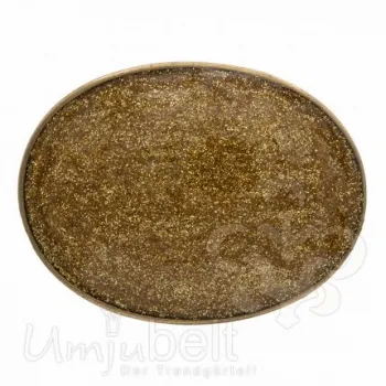 Design Gürtelschnalle Glitterati gold metallic von Umjubelt
