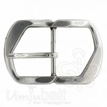 Design Gürtelschnalle Campo silber von Umjubelt