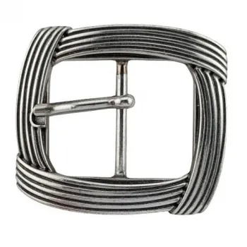 Design Belt Buckle Lido silver from Umjubelt