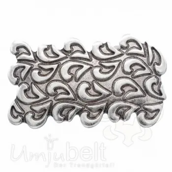 Design Gürtelschnalle Windy silber von Umjubelt